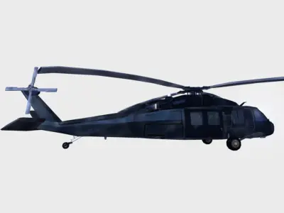 Black-Hawk Chopper 3D model