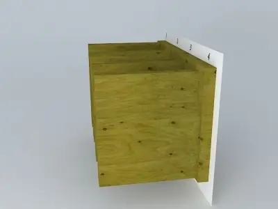 4 x Skirting Sample's Free 3D model
