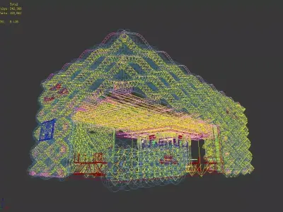 Exhibition - Area - 6X12-3DMAX2009-04 3D model