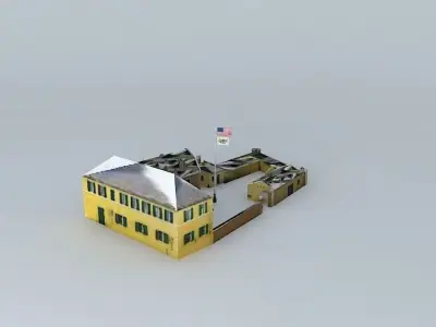 Danish West India Company Warehouse USVI 3D model