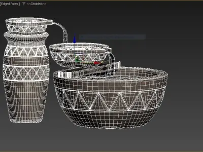 Decor Waterfall 3D model