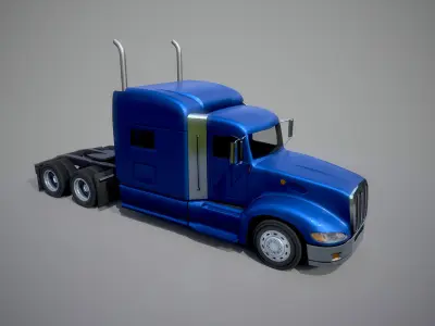 American Truck 4 and upgrades - Mobile Asset  Low-poly 3D model