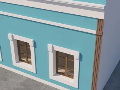 Mexican House 3D model 5