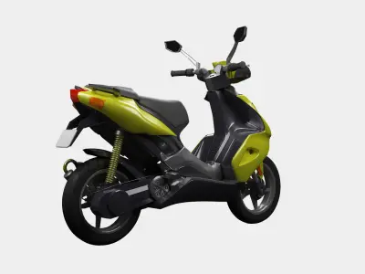 Violet Motorcycle 3D model