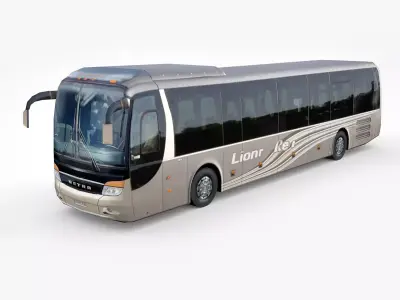 Setra TopClass S 417 Low-poly 3D model