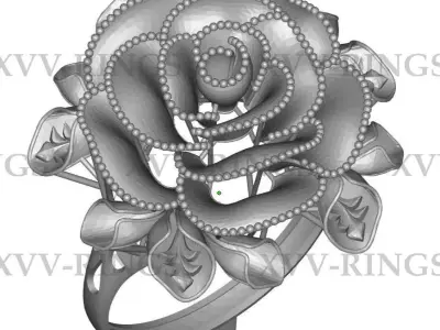 NEW TURKISH RINGS LOT XVV-01 TO 10  3D print model