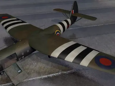 Airspeed AS51 Horsa Mk-1 3D model