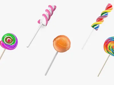 Lollipops Collection 2 3D model
