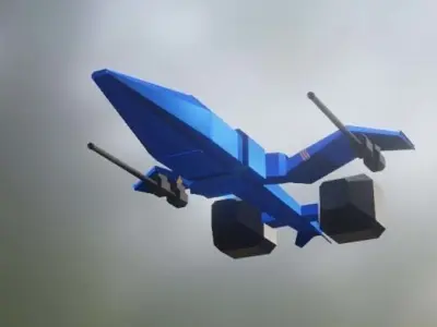 Space Fighter Jet  Free 3D model