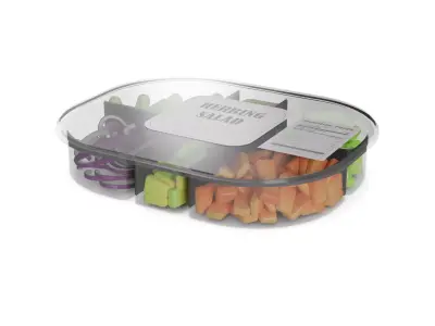 Herrings and herring products Herring Salad 3D model buy