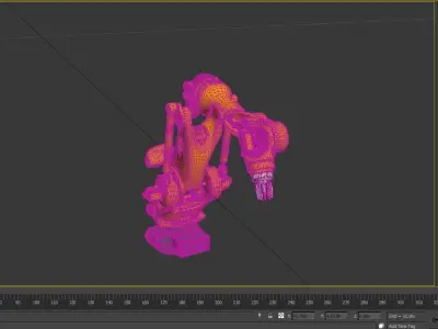 Mechanical arm 3D model