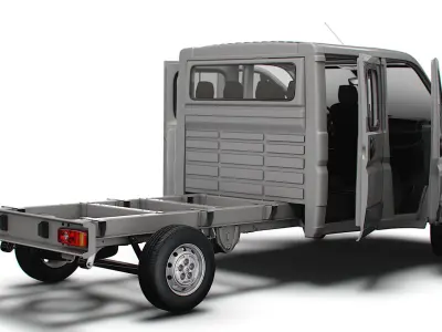 Citroen Jumper Chassis HQInterior CrewCab 3800WB 2023 3D model
