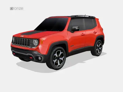 Off-road SUV 5 car colection 3D Model Pack