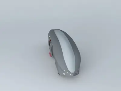Shuttle futuristic vehicle Free 3D model