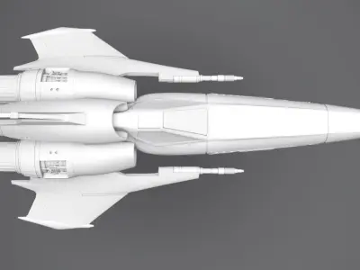Colonial Viper Mk II Scale model   3D print model