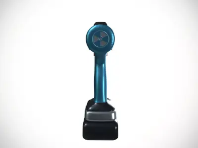 Screwdriver Gun Low-poly 3D model