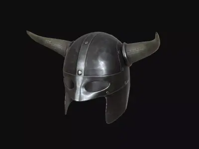 Viking helmet Low-poly 3D model purchase