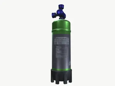 Nitrogen Bottle 3D model