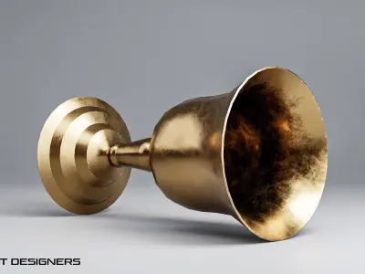 Antique Chalice Low-poly 3D model