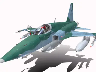 F5 EM TIGER BR Low-poly 3D model