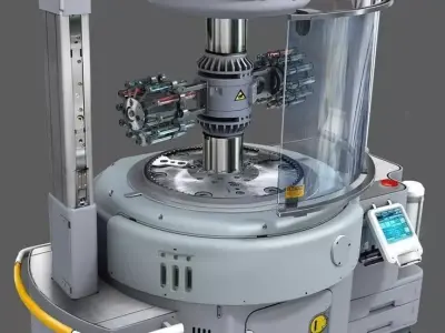 SCI-FI model LOW poly machine Low-poly 3D model