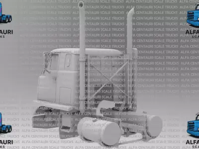 INTERNATIONAL EMERYVILLE 86 INCH 1-14 SCALE CAB 3D print model