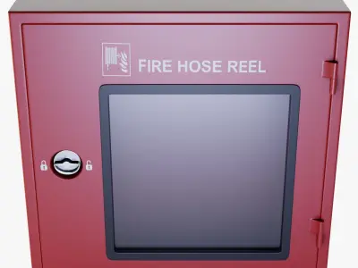 Fire Hose Reel Box 3D model