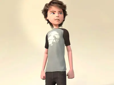 TOON BOY 2 - RIGGED 3D model