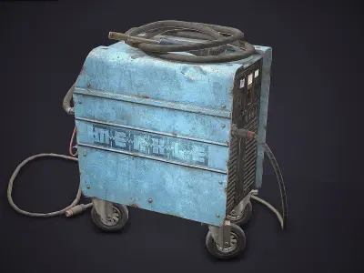 Welding Machine Low-poly 3D model get