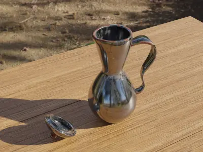A rusted vase 3D model