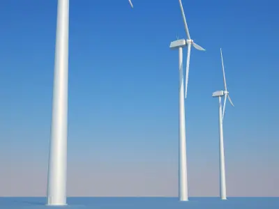 Wind Turbine Generator 3D model