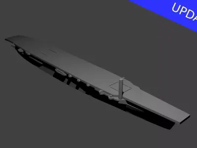 Japanese Aircraft Carrier Hosho 3D print model