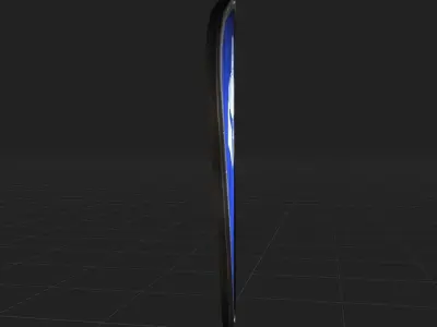 Long Shield Low-poly 3D model