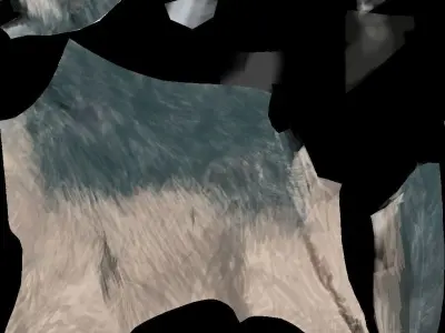 Rigged Textured Wolf Game Ready Free low-poly 3D model