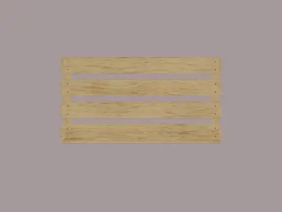 Crate wooden 3D model buy