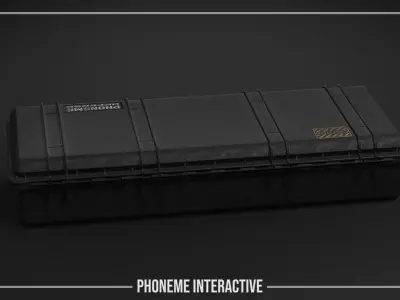 Military Case - Game Ready Rifle Storage Box with 4K PBR LODs Free low-poly 3D model