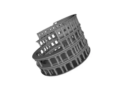 The Colosseum Rome 3D Printable Architectural Model 3D print model