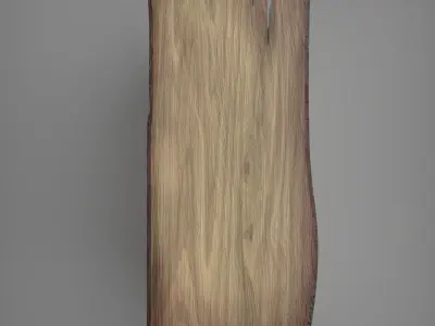 Rustic Wooden Table 3D model