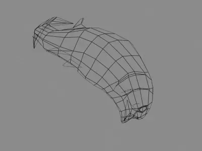 Stone Fish Free Free low-poly 3D model