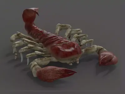 Scorpion Monster Low-poly 3D model