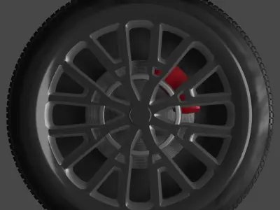 Car rim Free 3D model from CGTrader