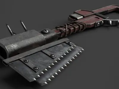 Modifiable Strike Weapon 14 Low-poly 3D model