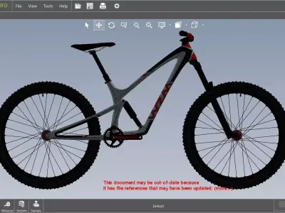 Bicycle - 160mm mountain-bike 3D model