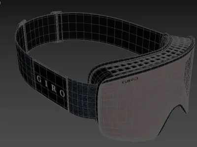 Giro Axis Ski Goggle 3D model