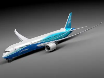 Boeing 787 Dreamliner 3D model purchase