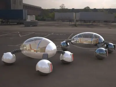 concept car cx15 3D model