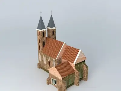 Árpási Árpádházi church Free 3D model