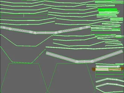 Shoping Cart Lowpoly Low-poly 3D model