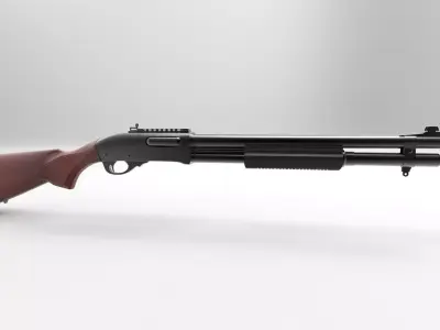 Gun model shotgun Free 3D model