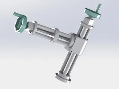 Automatic labeling machine 3D model 2
